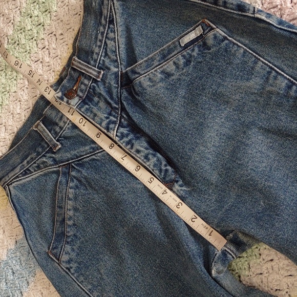 Vintage Jordache Size 13 High Rise 100% Cotton Jeans - Picture 7 of 16
